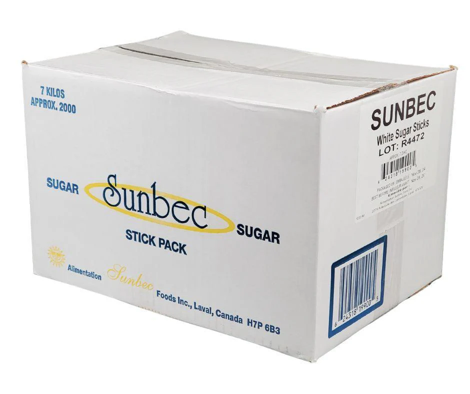 Sunbec - White Sugar Sticks 2000 ct - Image 2