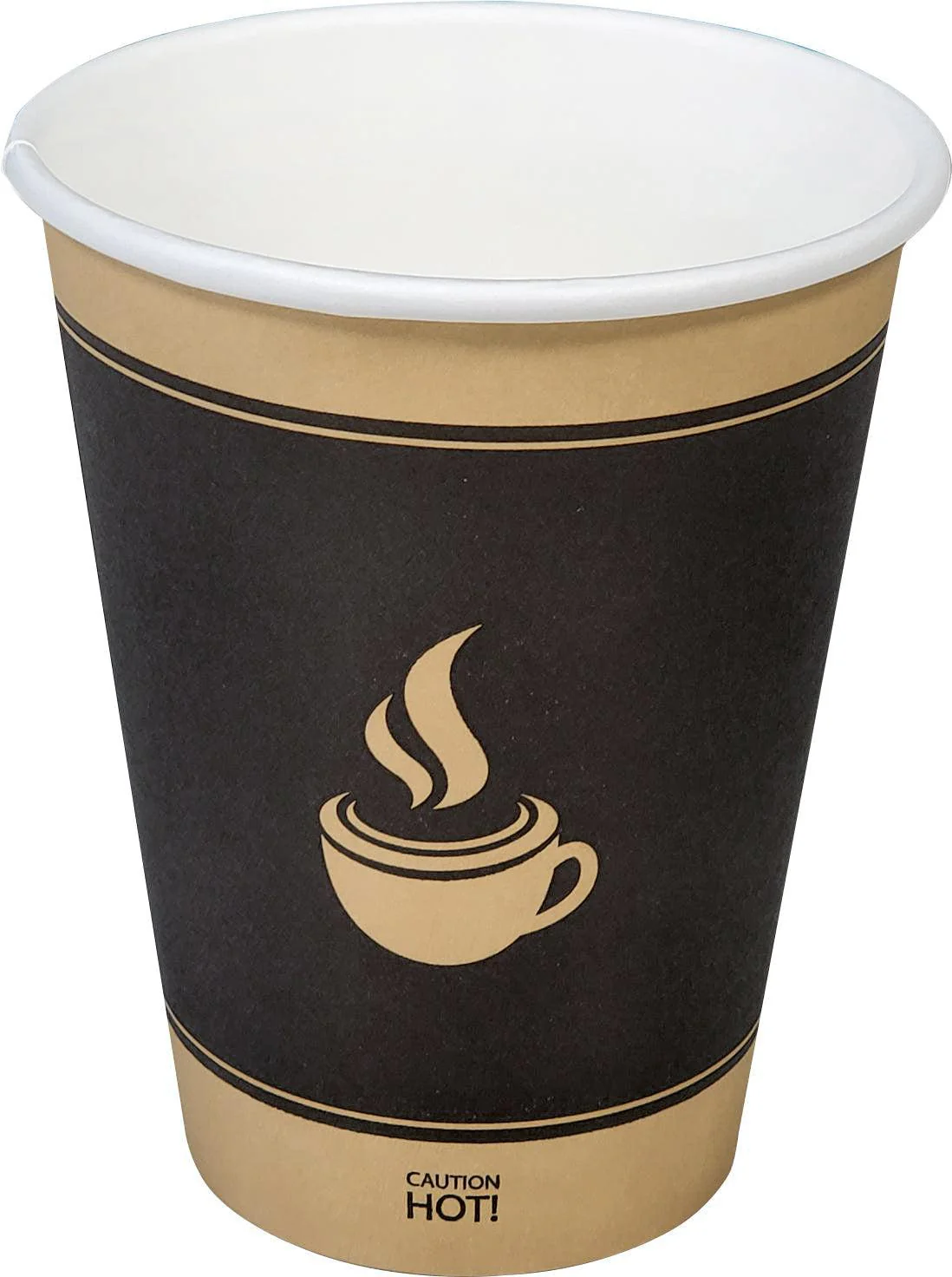 Morning Dew - 12oz Hot Paper Cups - Ebony Print - H12E - Image 9