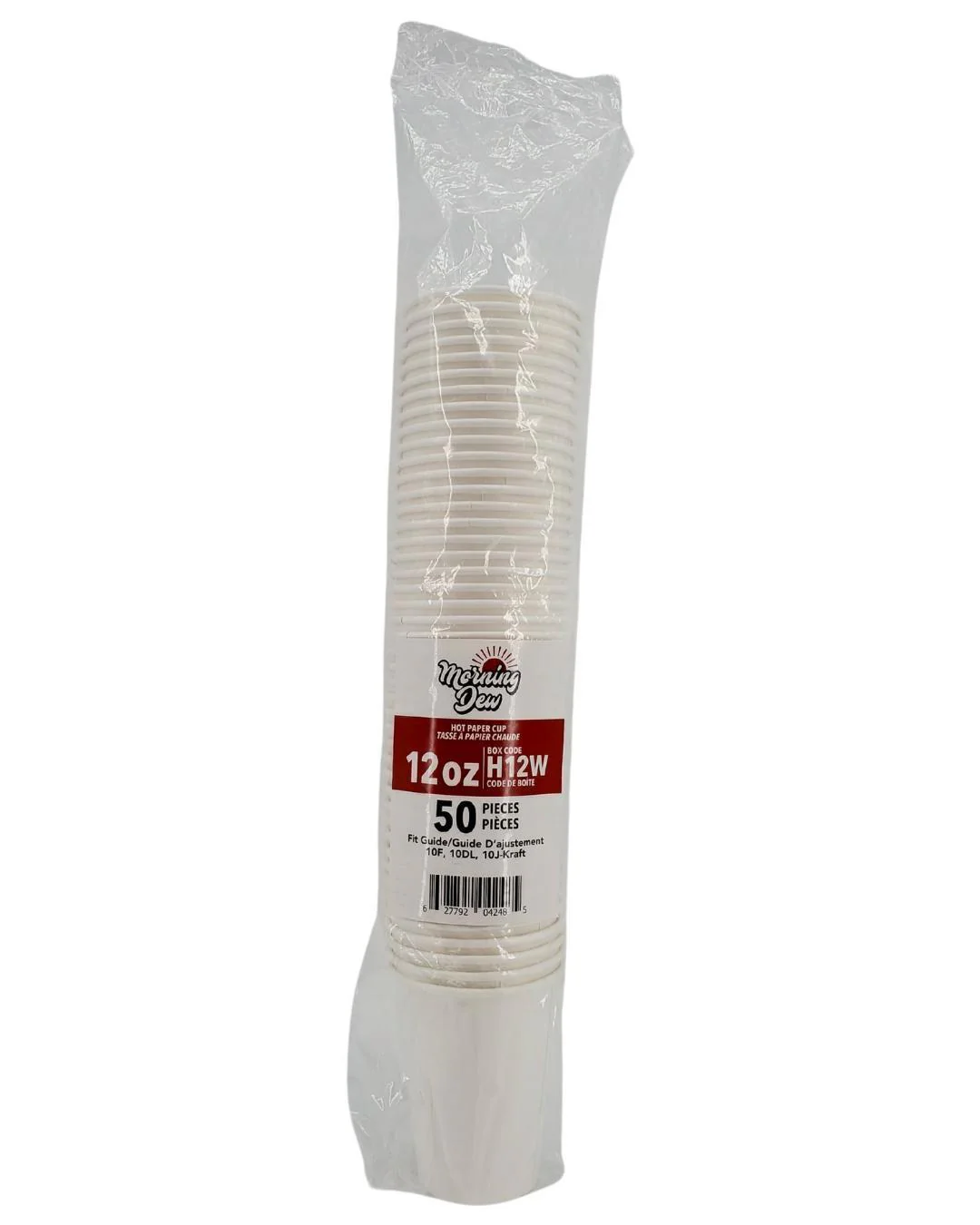 Morning Dew - 8oz Hot Paper Cups - White - H8TW - Image 5