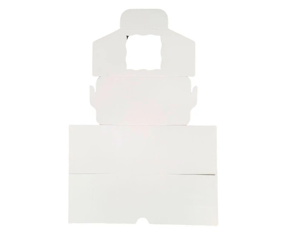 VSO - EB - Cup Cake Box with Window - White - 4x4x4" - Single - EB-5279A - Image 6