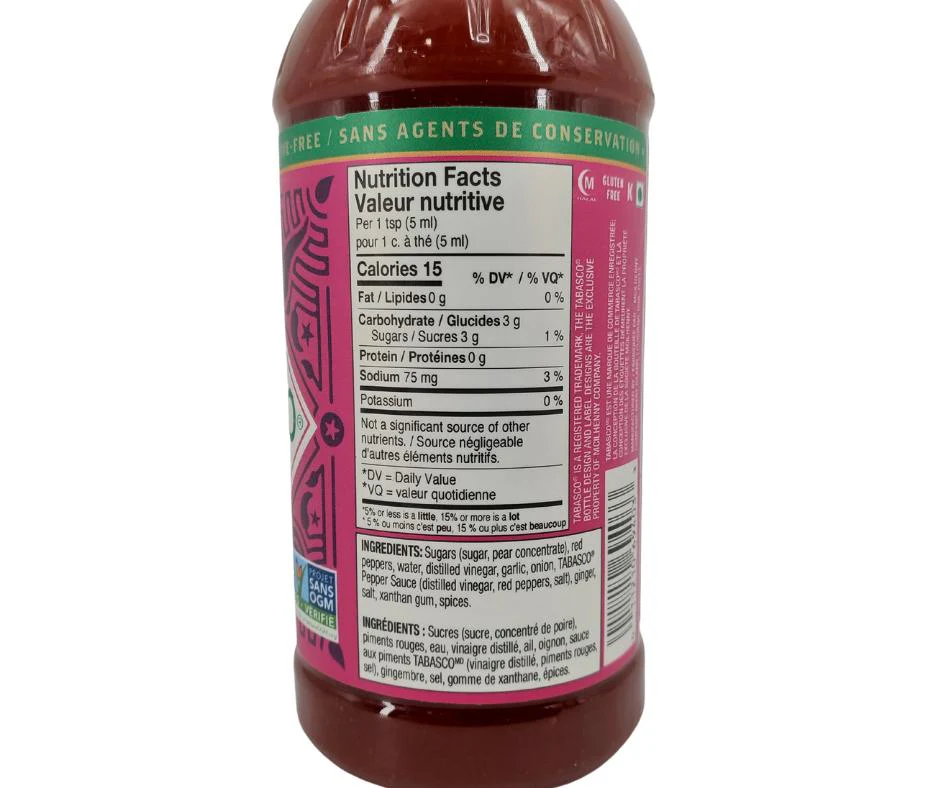 CLR - Tabasco - Sweet & Spicy - Pepper Sauce - Image 3