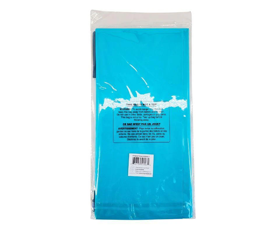 Table Cover - 54x108” Rectangular - Light Blue - Image 2