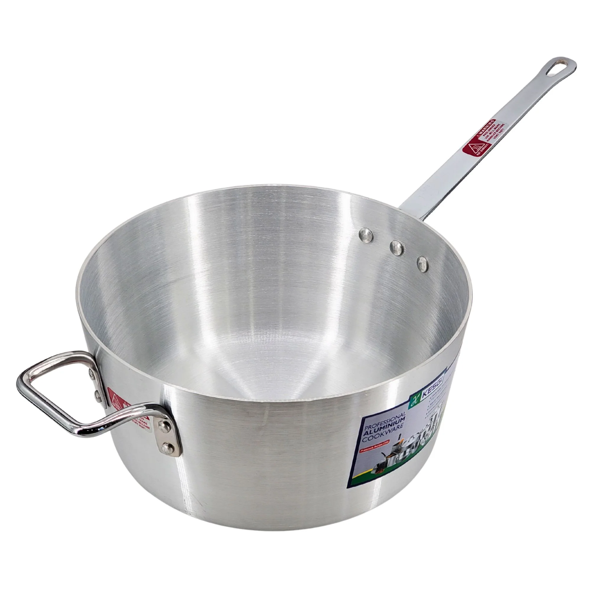 Tapered Sauce Pan 8.5L - 3mm - 11.5"x5.6" - Image 4