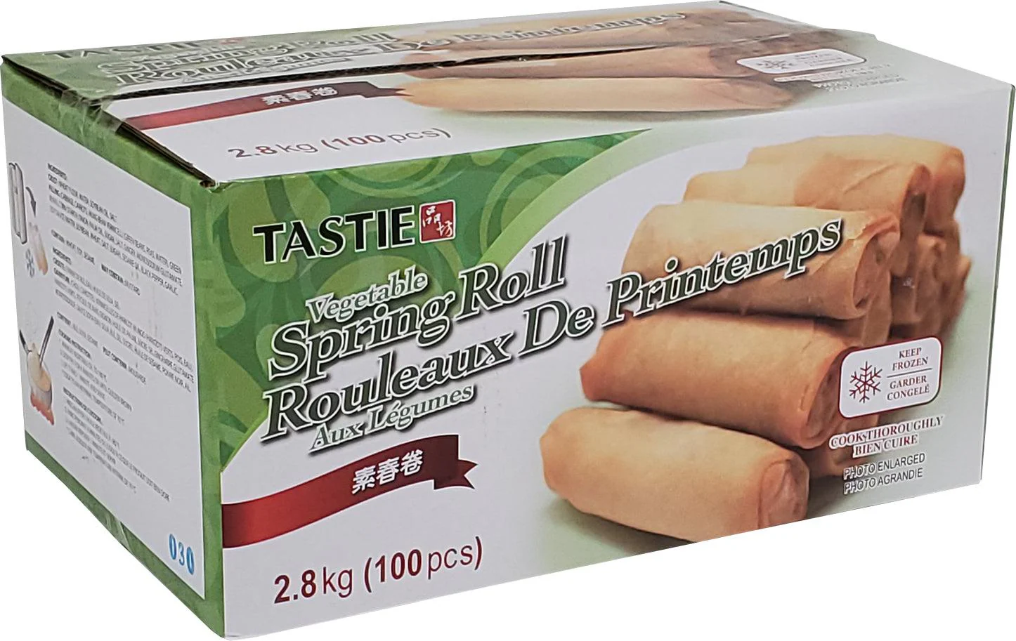 Tastie - Vegetable Spring Roll - 28 g - Image 2