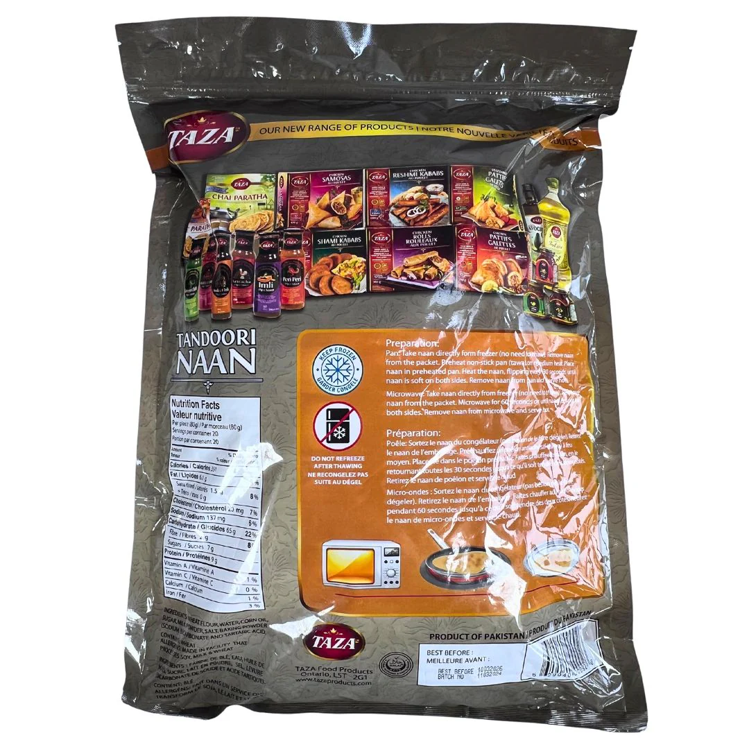 Taza - Tandoori Naan - Value Pack - 20ct - Image 2