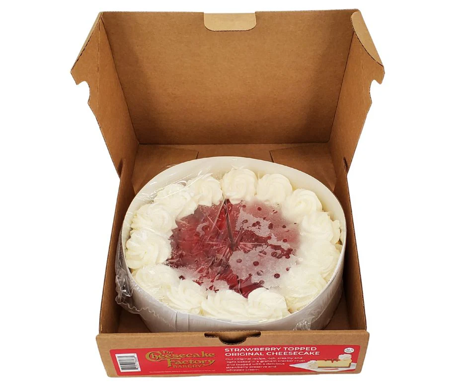 The Cheesecake Factory - 9" Strawberry Cheesecake - Sliced - Image 2