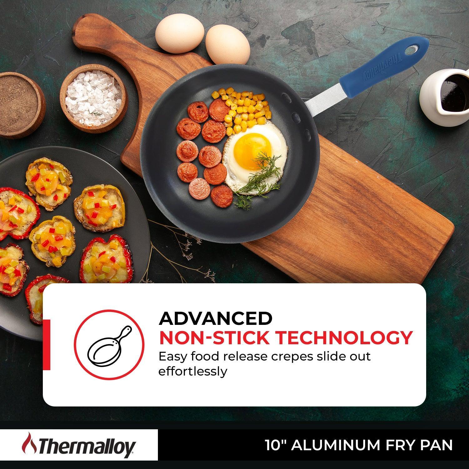 Thermalloy Aluminum Fry Pan 10" Eclipse Non-Stick - Image 6
