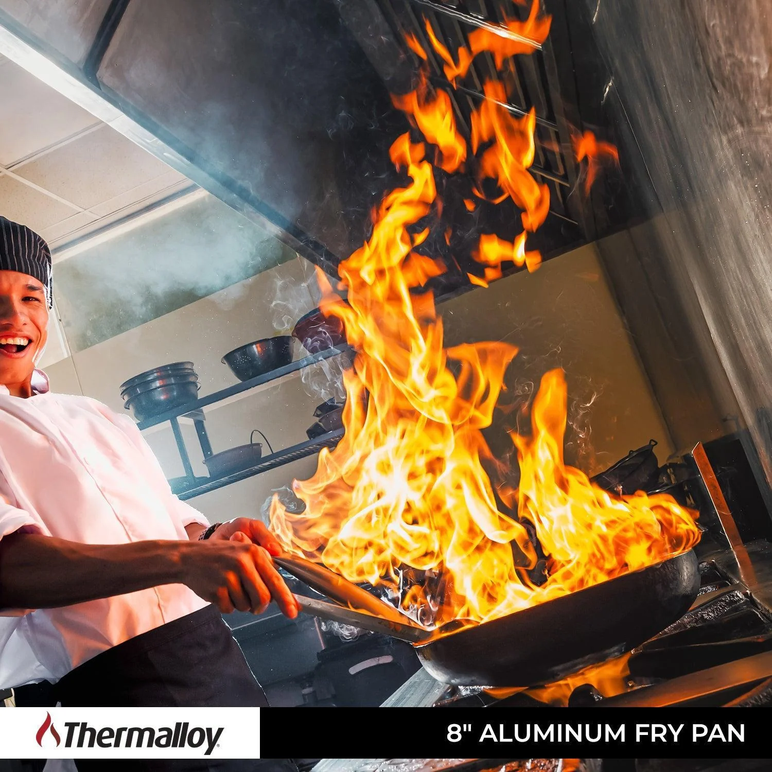 Thermalloy Aluminum Fry Pan 8" Eclipse Non-Stick - Image 12