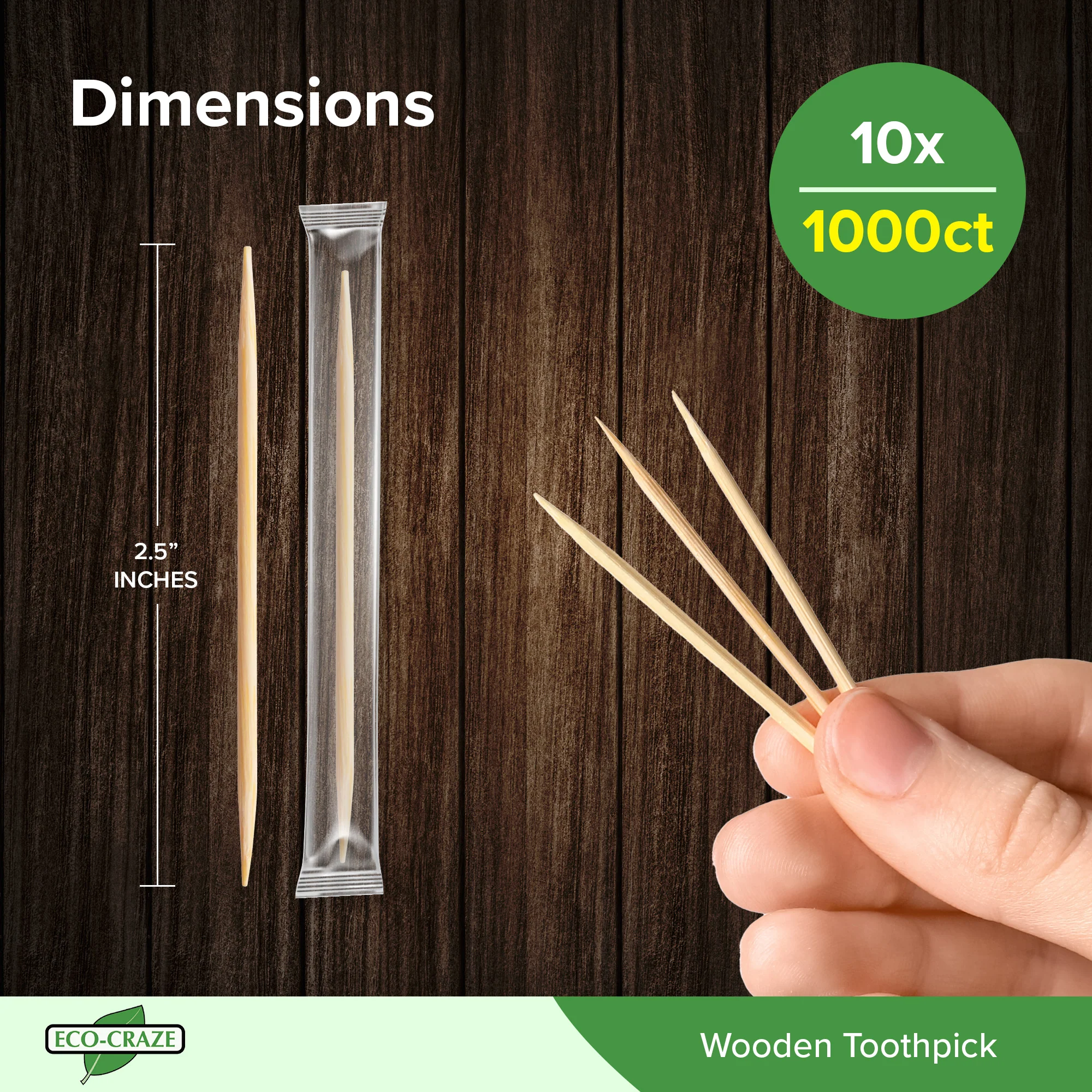 Eco-Craze - Toothpick - Cello Wrap - C2-65 - Image 2