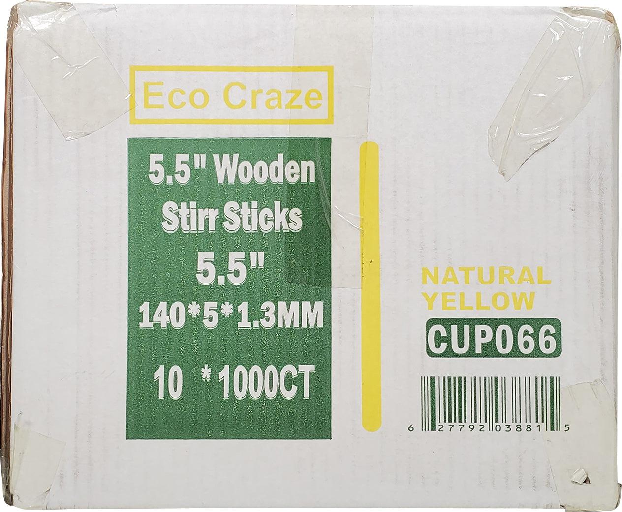 Eco-Craze - 5.5" Stir Sticks - Wooden - Image 10
