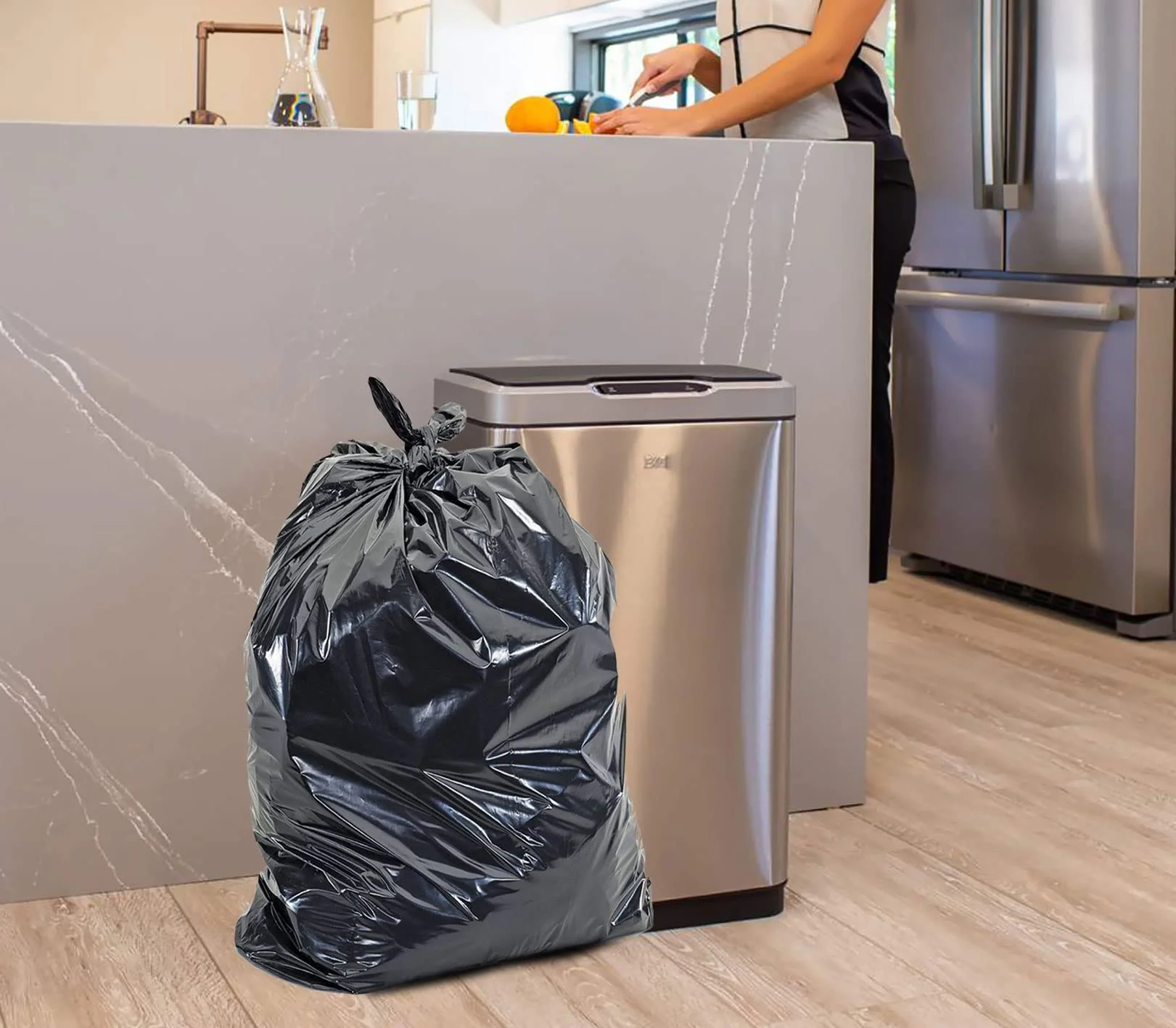 Spartano - Garbage Bags - Ex-Strong - Black - 26"x36" - Image 6