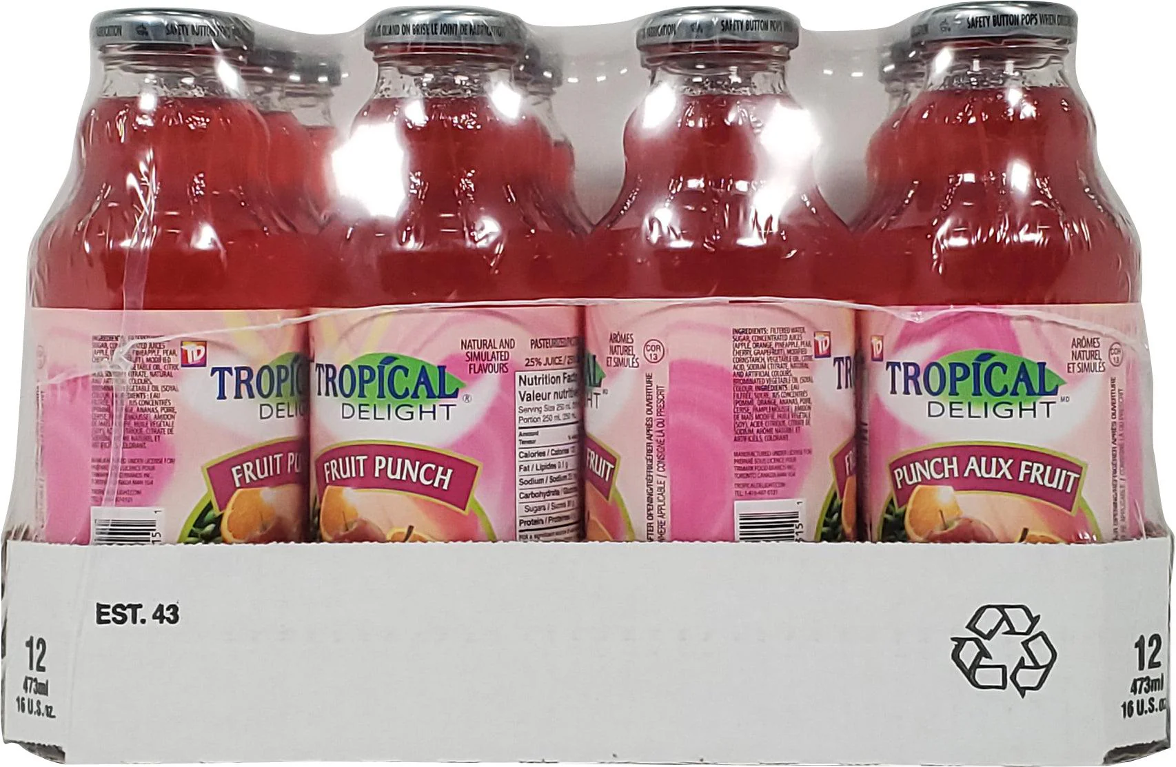 Tropical Delight - Juice - Fruit Punch - Bottles - Image 3