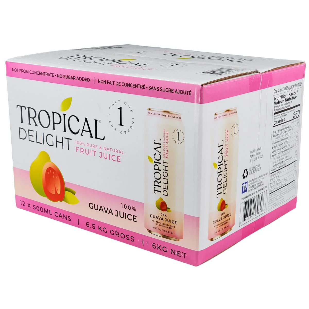 Tropical Delight - Juice - Guava - Cans - Image 10
