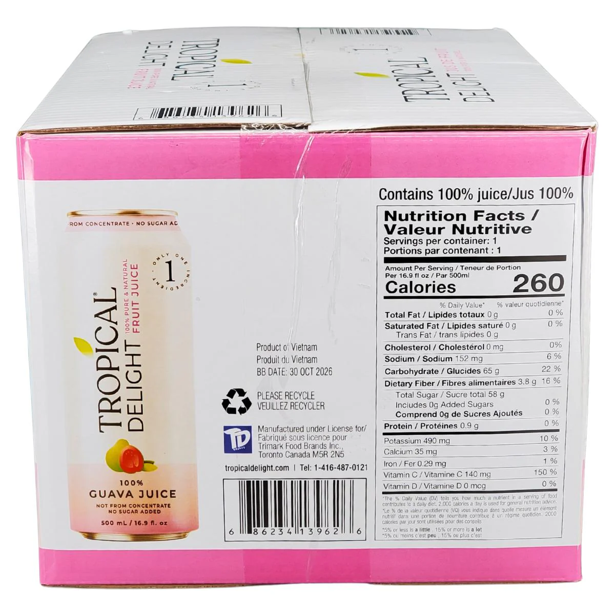 Tropical Delight - Juice - Guava - Cans - Image 11