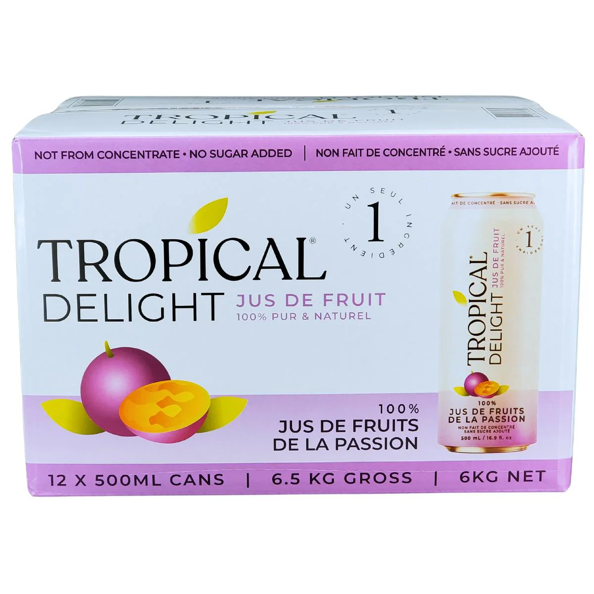 Tropical Delight - Juice - Passionfruit - Cans - Image 11