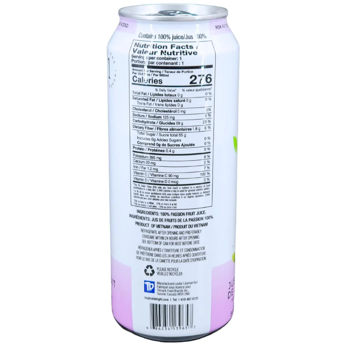 Tropical Delight - Juice - Passionfruit - Cans - Image 6