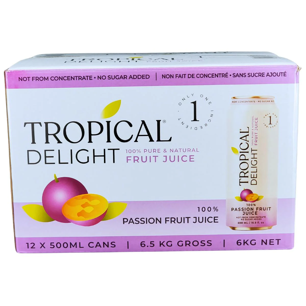 Tropical Delight - Juice - Passionfruit - Cans - Image 7
