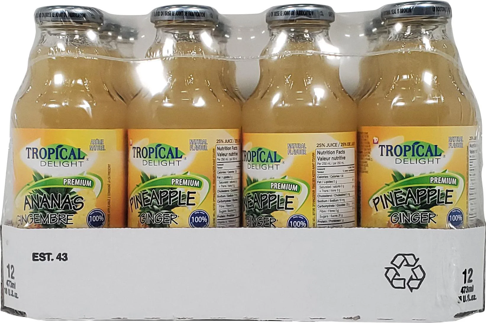 Tropical Delight - Juice - Pineapple Ginger - Bottles - Image 3