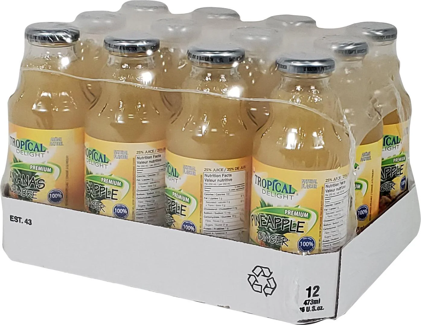Tropical Delight - Juice - Pineapple Ginger - Bottles - Image 4