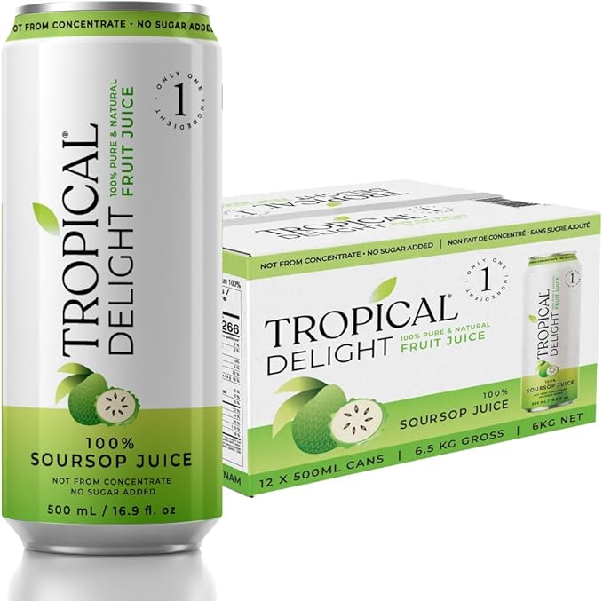 Tropical Delight - Juice - Soursop - Cans - Image 2
