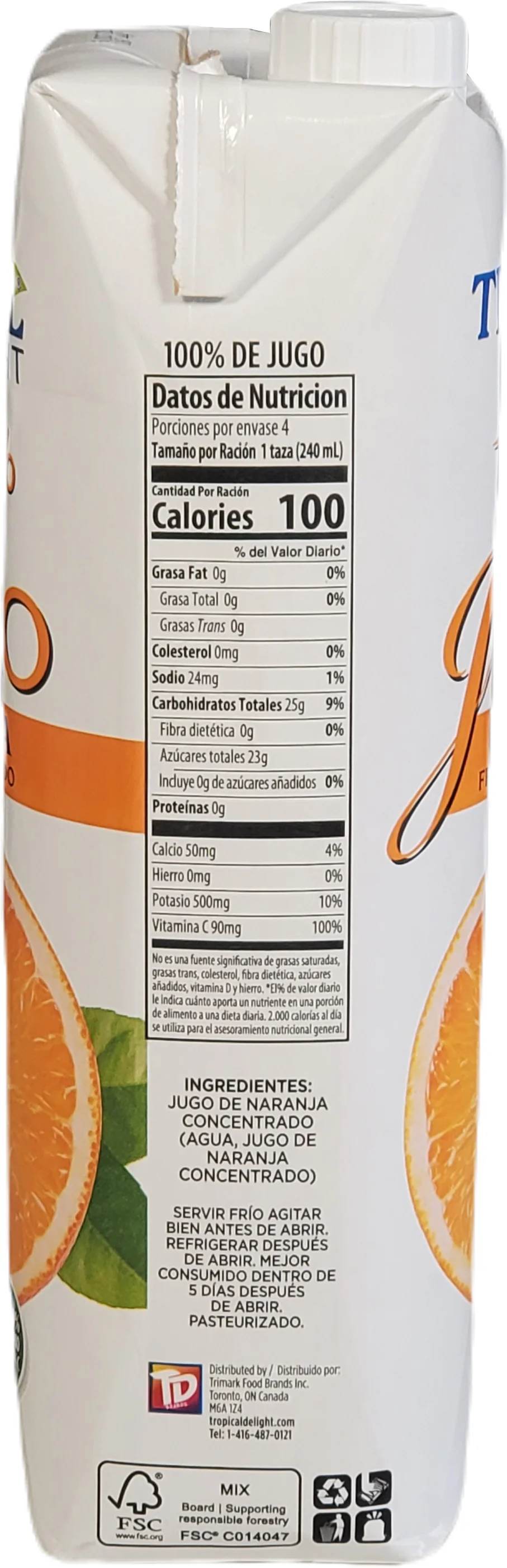 Tropical Delight - Juice - Orange - Tetra - Image 2