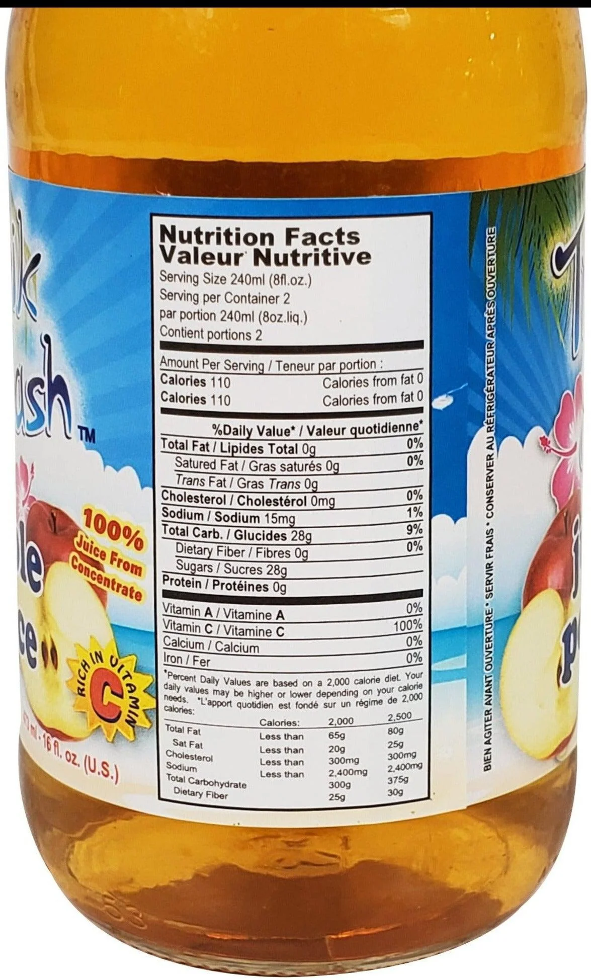 Tropik Splash - Juice - Apple - Bottles - Image 3
