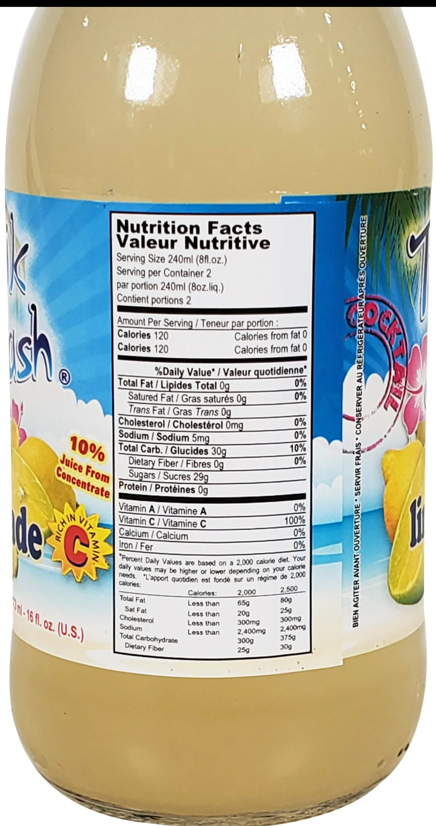 Tropik Splash - Lemonade - Classic - Bottles - Image 3