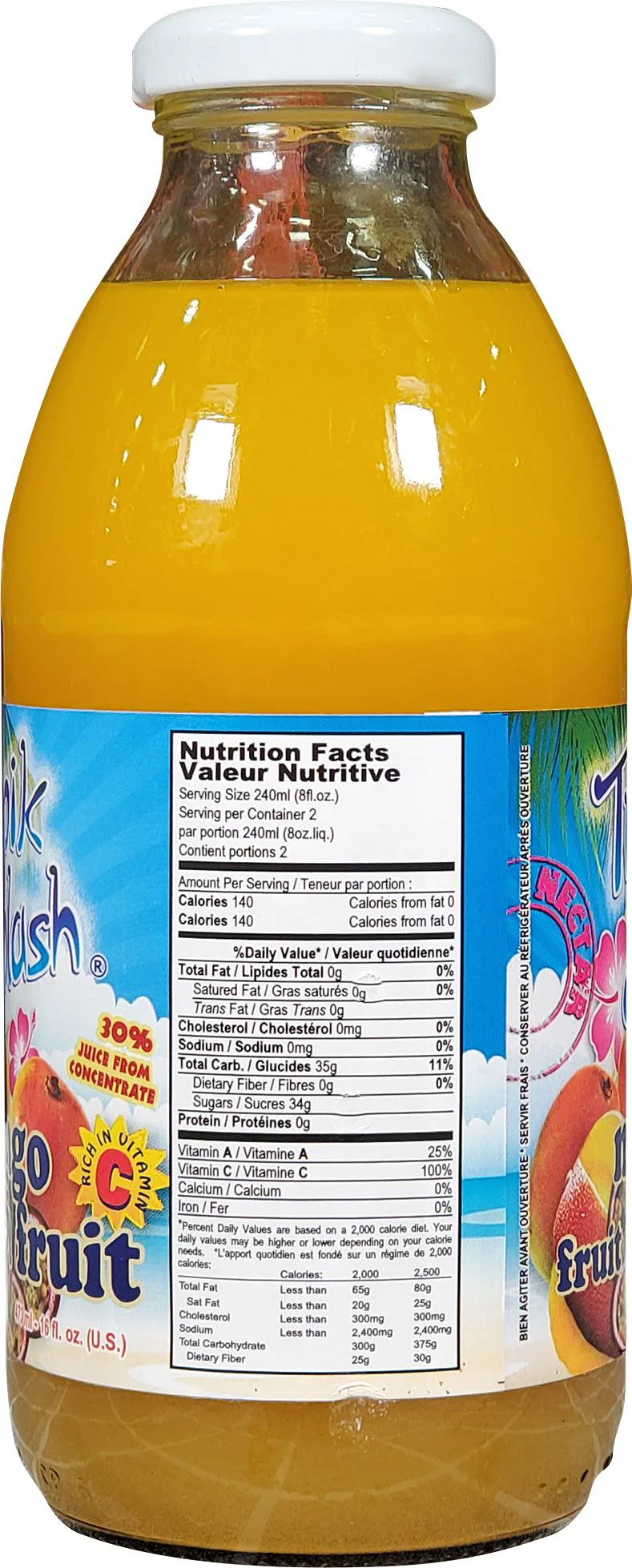 Tropik Splash - Mango Passion Fruit - Bottles - Image 2