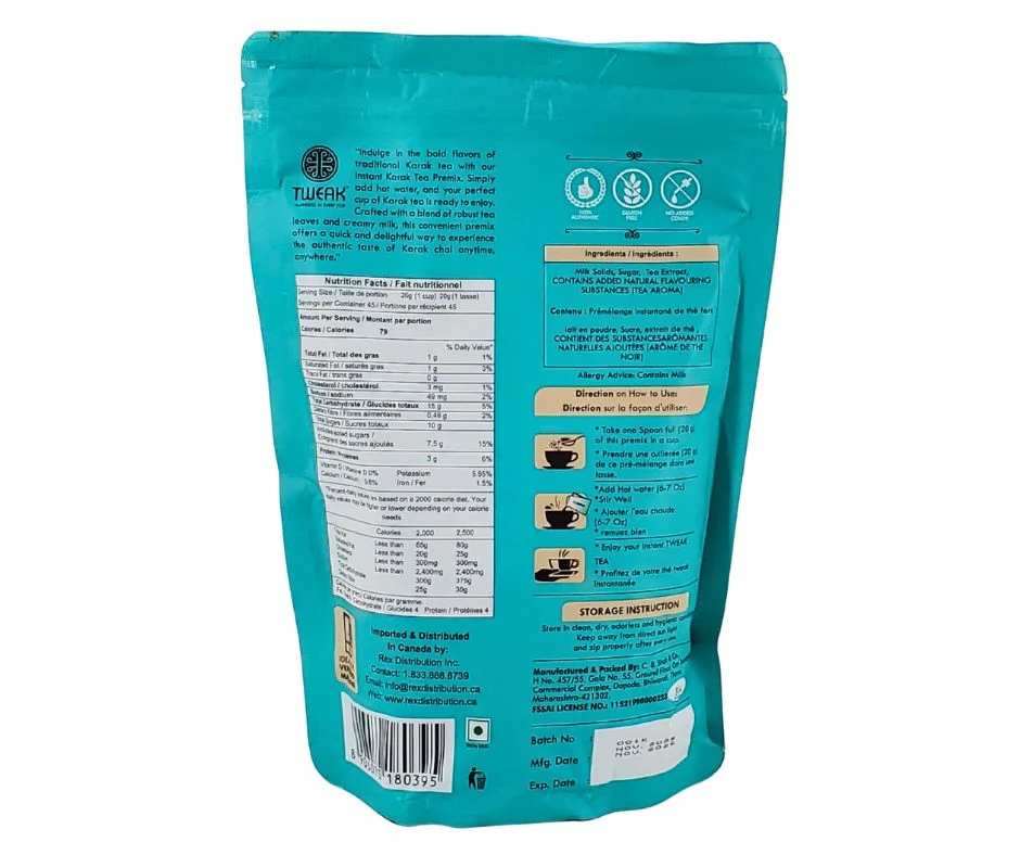 Tweak - Karak Chai (Low Sugar) Packet - Image 3