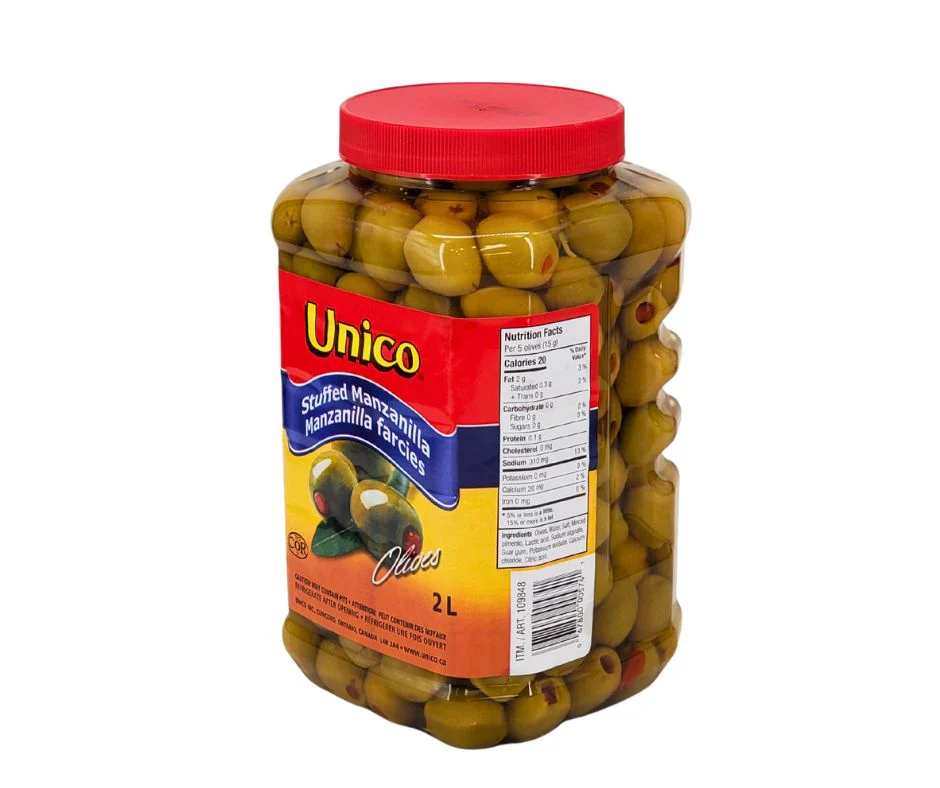 Unico - Olives - Manzanilla - Stuffed - 2Lt - Image 3