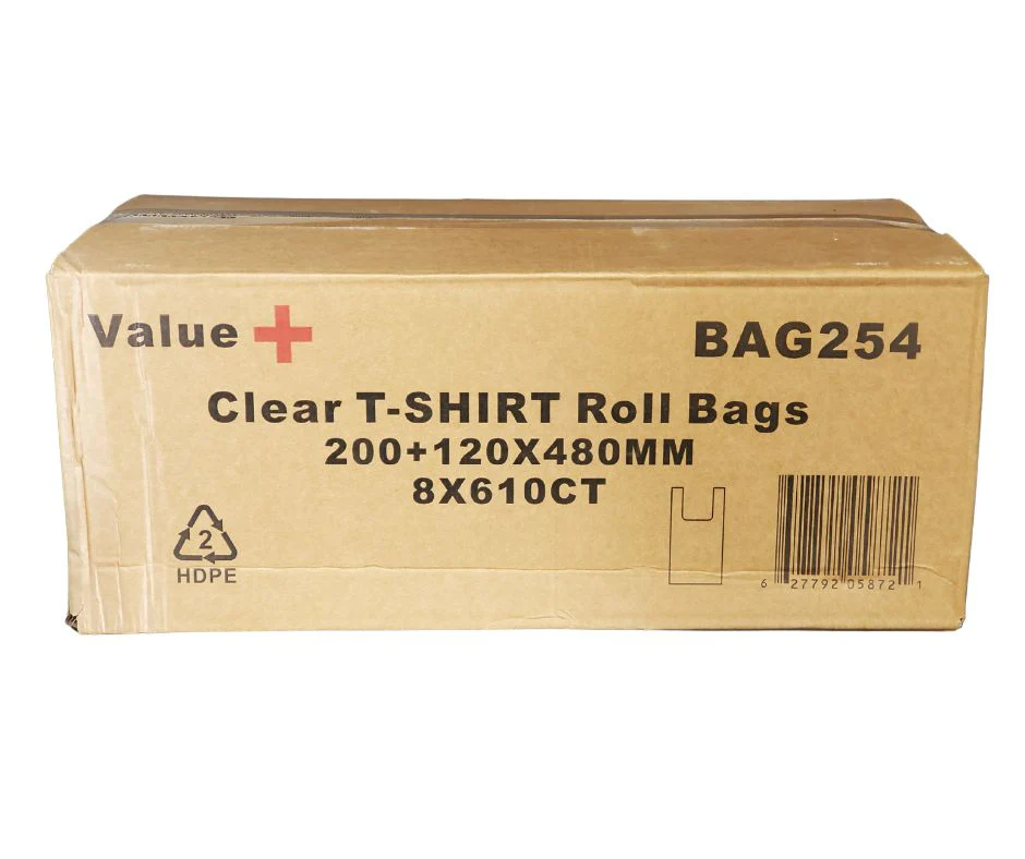 Value+ - Clear T-SHIRT Roll Bags - Image 3