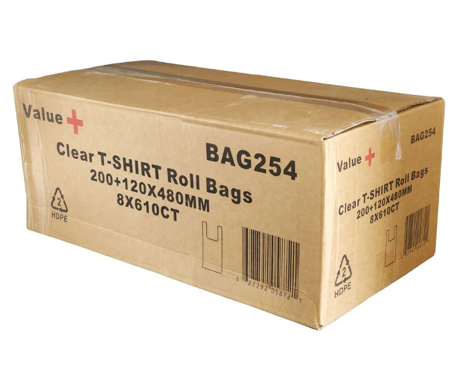 Value+ - Clear T-SHIRT Roll Bags - Image 5