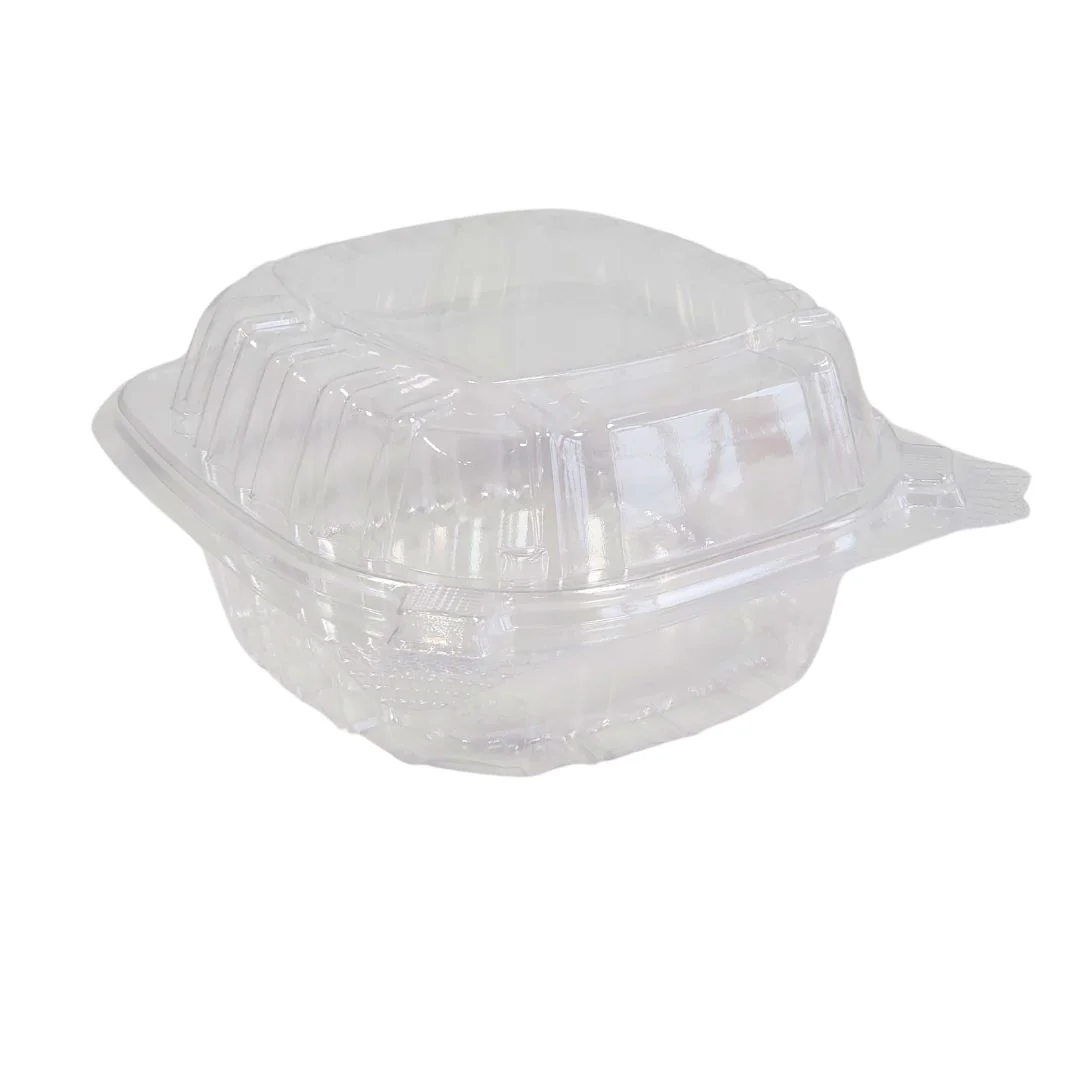 Value+ - Dual Lock - 6in Clear Hinged Containers - CV661 - Image 2