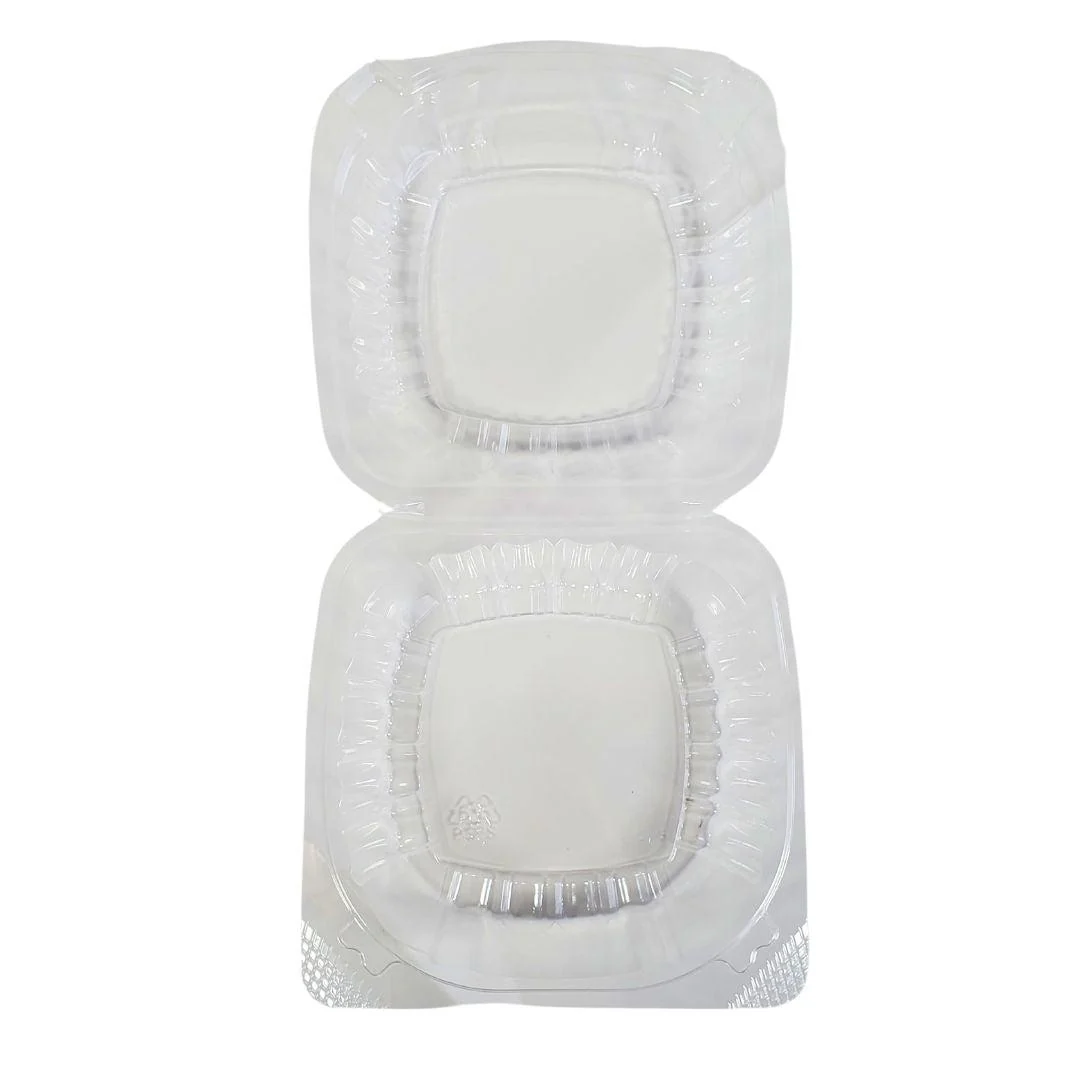 Value+ - Dual Lock - 6in Clear Hinged Containers - CV661 - Image 4