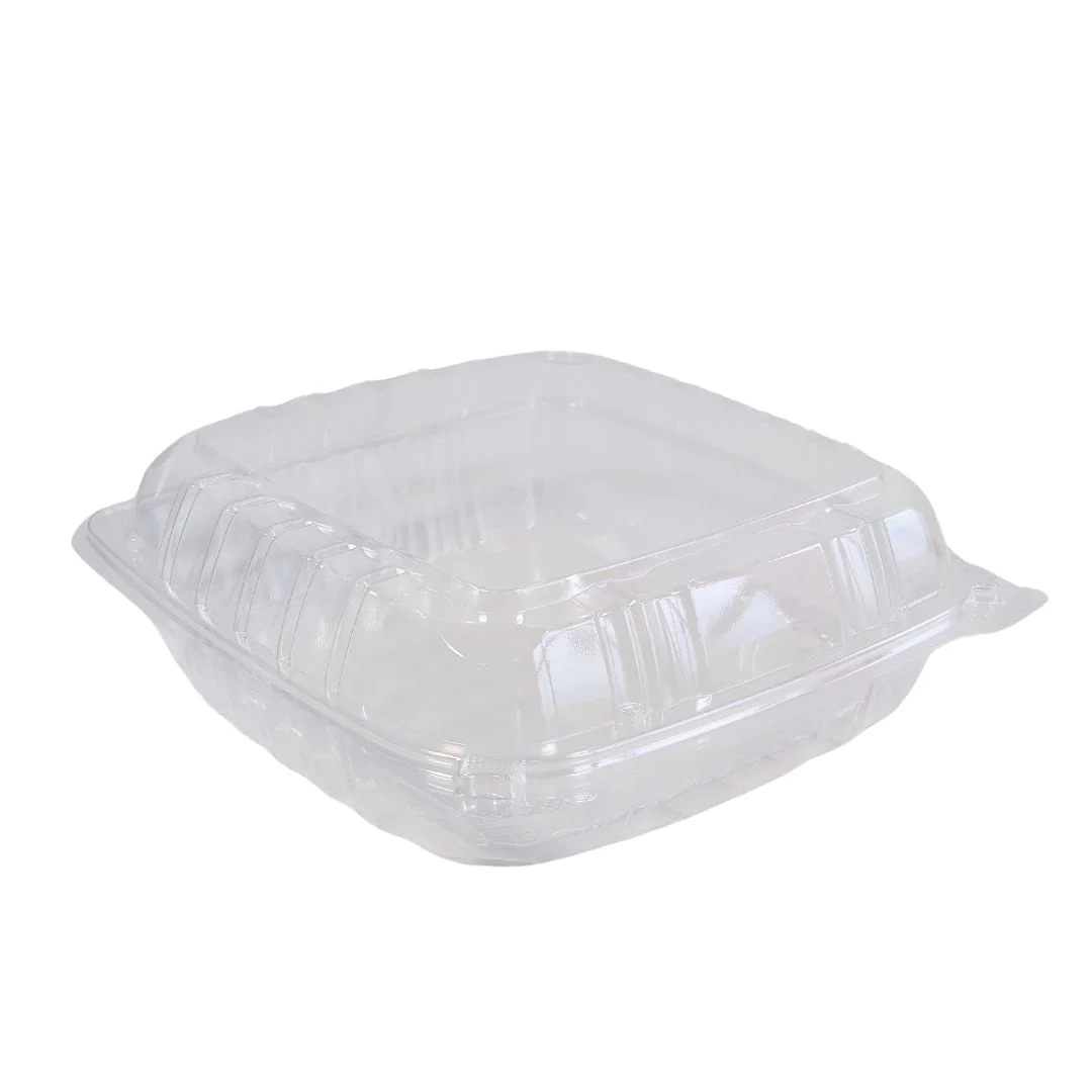 Value+ - Dual Lock - 9in Large Clear Hinged Containers - CV991 - Image 4