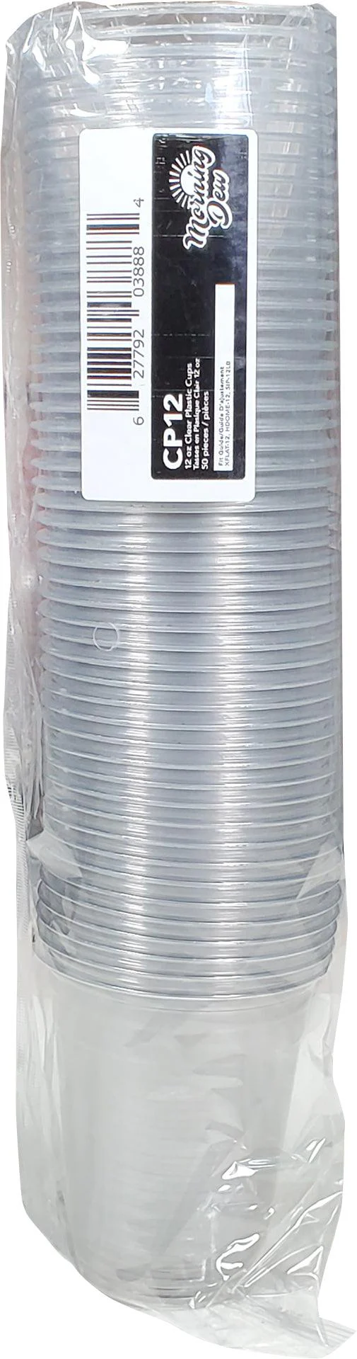 Morning Dew - 12oz Clear Pet Cup - 92mm - CP12 - Image 3