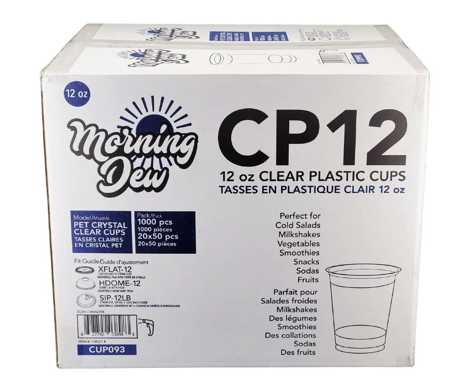 Morning Dew - 12oz Clear Pet Cup - 92mm - CP12 - Image 4