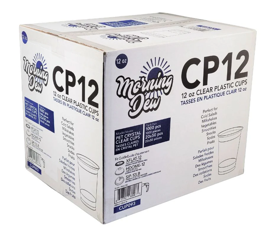 Morning Dew - 12oz Clear Pet Cup - 92mm - CP12 - Image 5