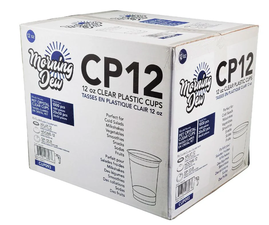 Morning Dew - 12oz Clear Pet Cup - 92mm - CP12 - Image 6