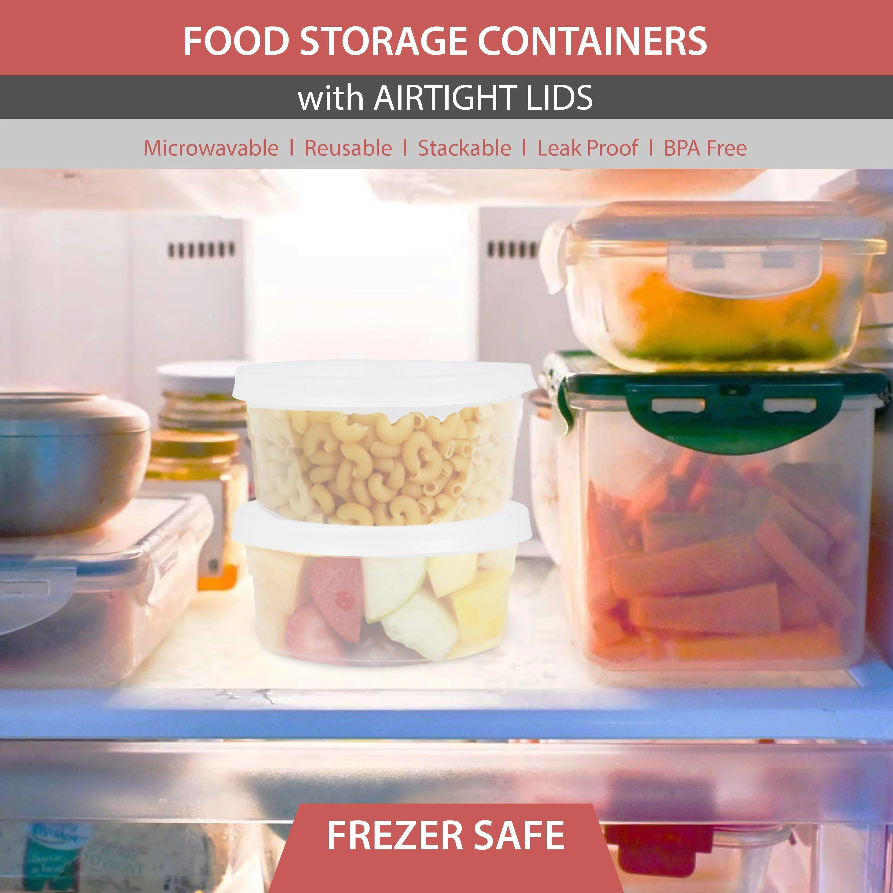 Value+ - 12oz Round Deli Container w/Lids - Image 7