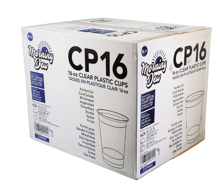 Morning Dew - 16 oz Clear PET Plastic Cup - CP16 - Image 5