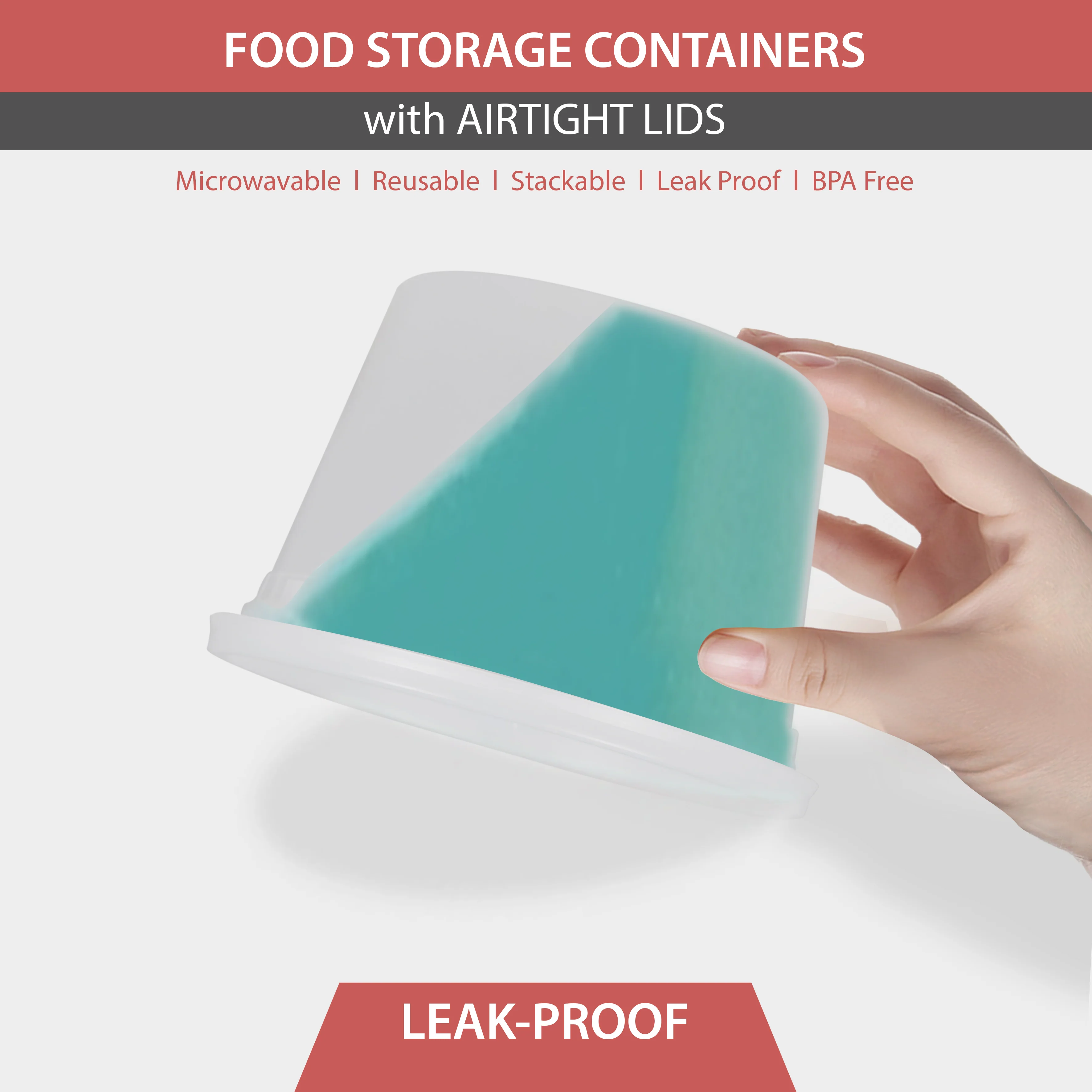 Value+ - 16oz Round Deli Container w/Lids - Image 5