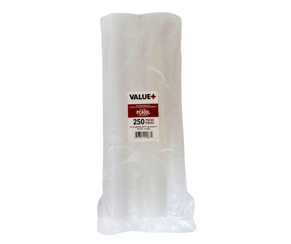 Value+ - 3.25oz-4oz PET Flat Portion Cup Lids - PC400L - 74mm - Image 10