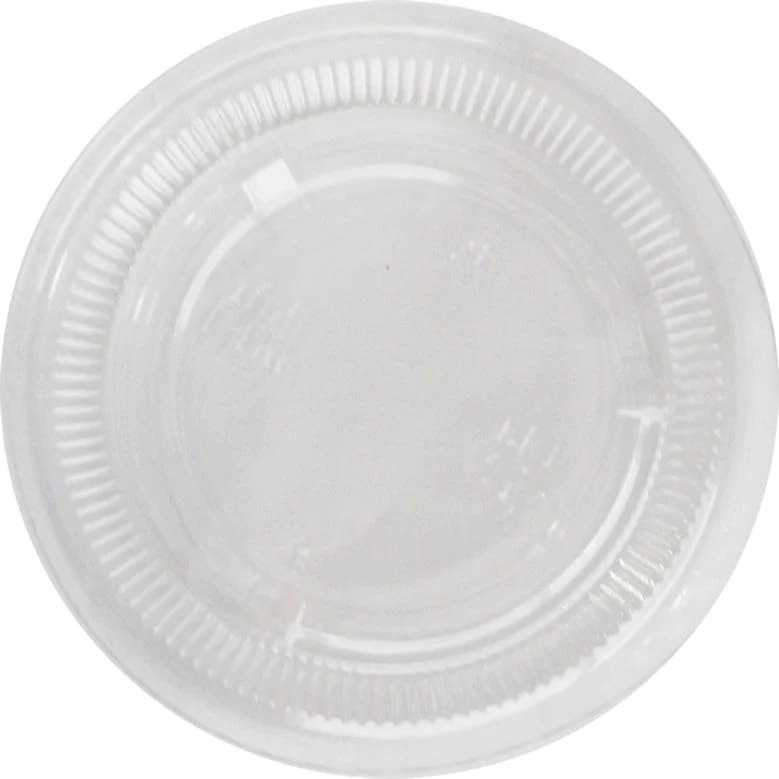 Value+ - 3.25oz-4oz PET Flat Portion Cup Lids - PC400L - 74mm - Image 9