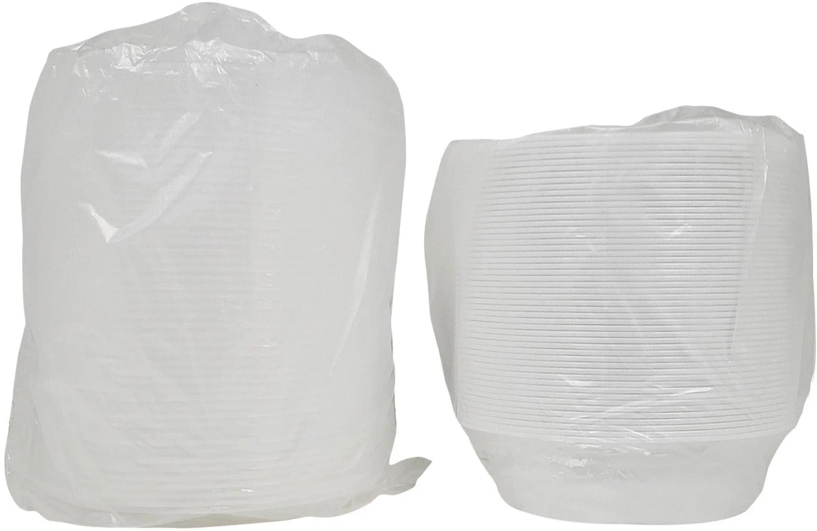 Value+ - 6" Plastic Container Sets Round - White - 918W - Image 2