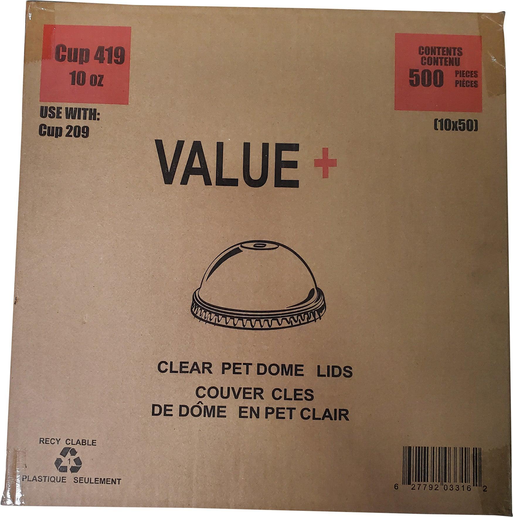Value+ - Dome Lid For 9oz , 10oz Cup - 78mm - Image 3