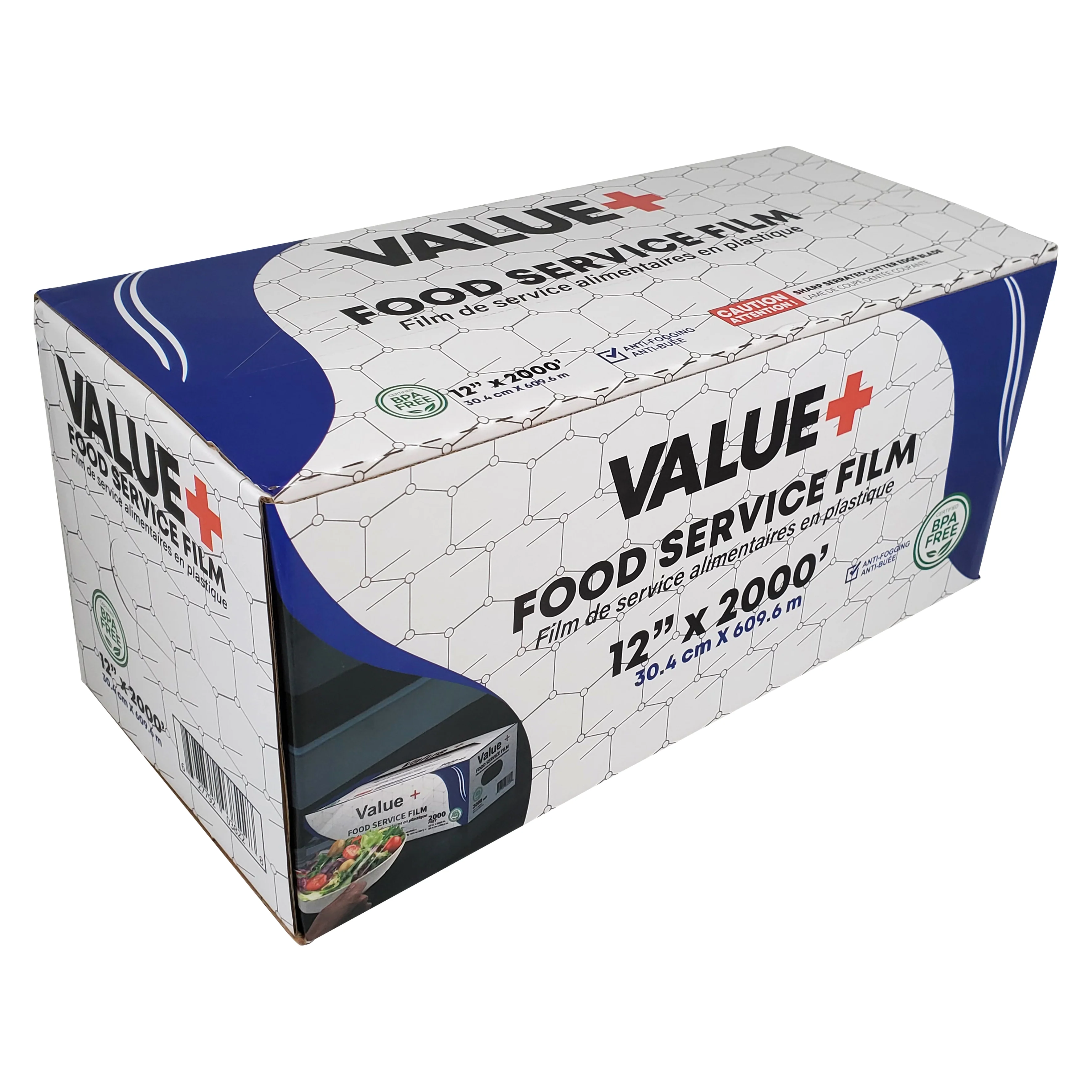 XC - Megastar - 12" x 2000' Food Service Film Wrap in Cutter Box - Image 8