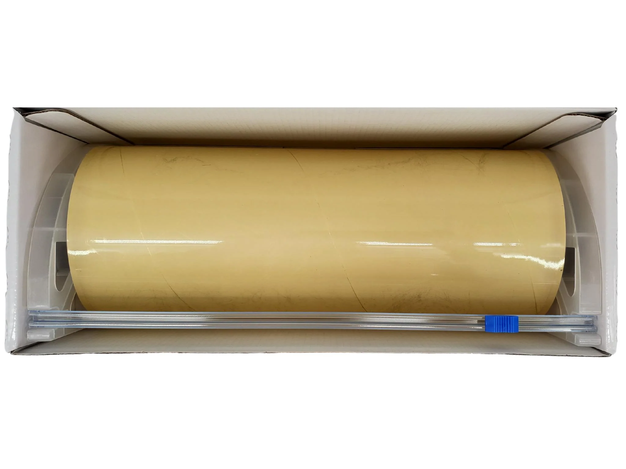 Value+ - 12" x 2000' Food Service Film Wrap with Slide Cutter Box - Image 9