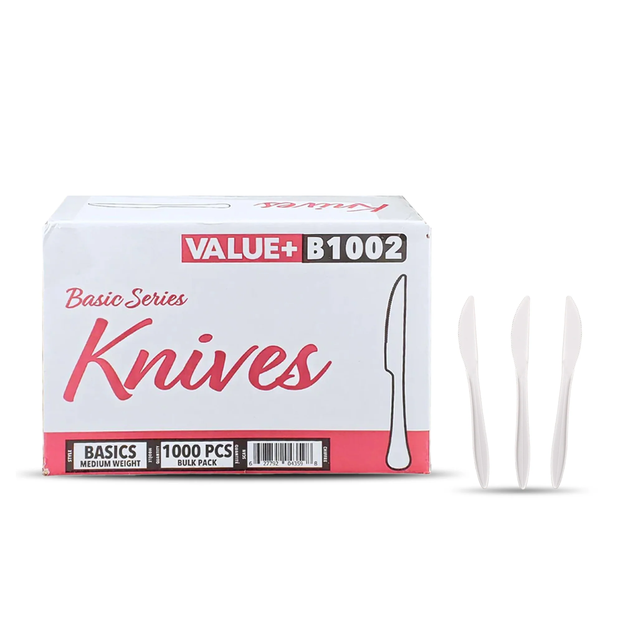 Value+ - Plastic Knife - Bulk  - B1002 - Image 3