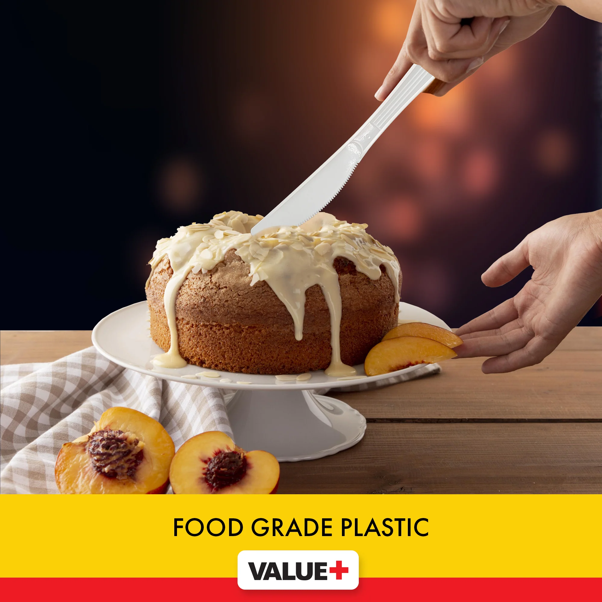 Value+ - Plastic Knife - Bulk  - B1002 - Image 9